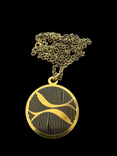 Bijou ancien collier vintage Jacques Esterel Pendentif poisson Design Collector