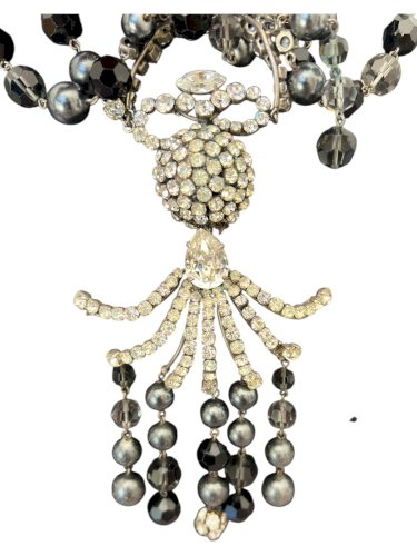 Bijou De Couture - Fabuleux Collier De Roger Scemama- Mid-century Vintage Ancien