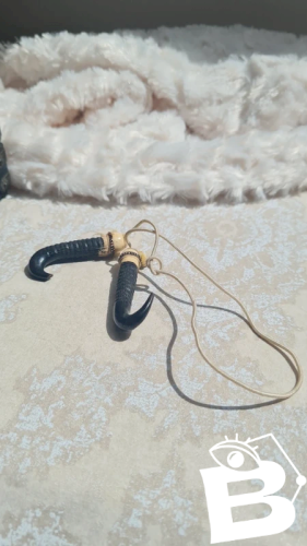 bijou ethnique petites cornes - amulette