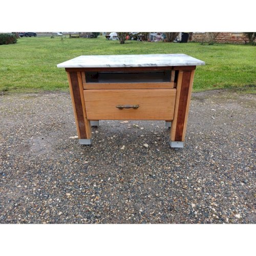 Billot de Cuisine Bois et Marbre