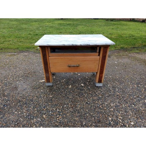 Billot de Cuisine Bois et Marbre