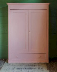 Blandine, the pink wooden cabinet No. 317