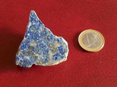 Lapis lazuli block length 5.0 cm weight 38.3 grams