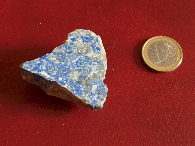 Bloc de lapis lazuli longueur 5,0 cm poids 38,3 grammes