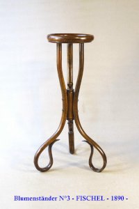 Flower stand No. 3 by Fischel, circa 1890 No Thonet