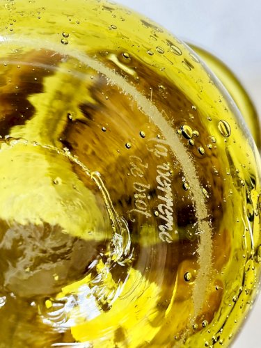 Bocal à bouchon en verre bullé, Verrerie de Biot