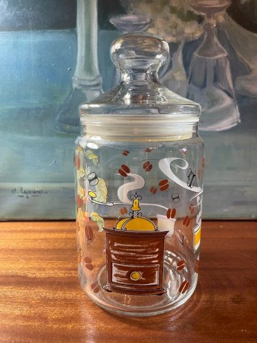 Bocal à café Luminarc vintage