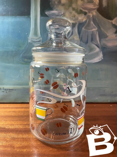 Bocal à café Luminarc vintage