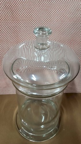 BOCAL BONBONNIERE EN VERRE ANCIEN N°1