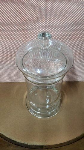 BOCAL BONBONNIERE EN VERRE ANCIEN N°1