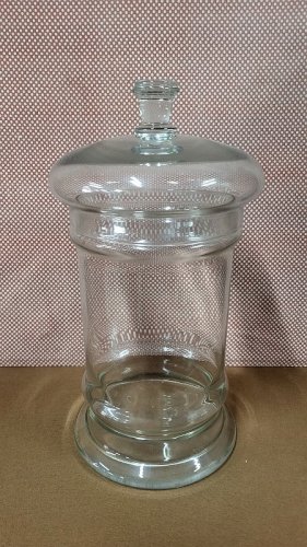 BOCAL BONBONNIERE EN VERRE ANCIEN N°1