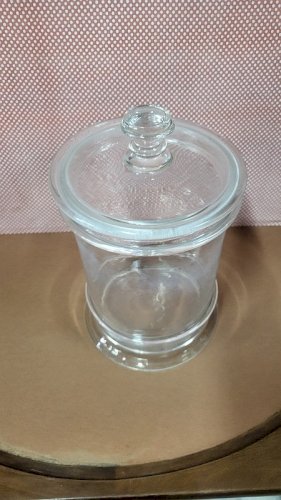BOCAL BONBONNIERE EN VERRE ANCIEN N°2