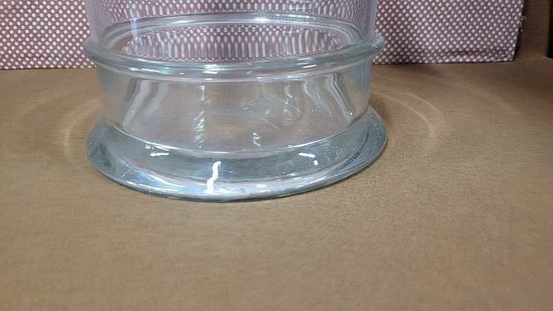 BOCAL BONBONNIERE EN VERRE ANCIEN N°2