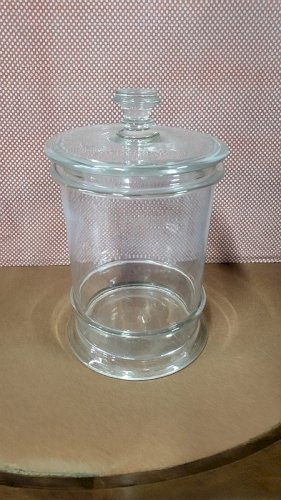 BOCAL BONBONNIERE EN VERRE ANCIEN N°2