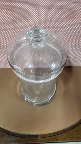 BOCAL BONBONNIERE EN VERRE ANCIEN N°3