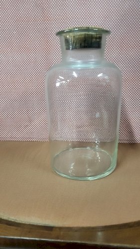 BOCAL EN VERRE ANCIEN AVEC BOUCHON N°4