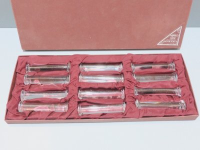 BOX 12 KNIFE HOLDERS CRYSTAL E BOURDON MASTER GLASSMAKER JUS de GRENIER D
