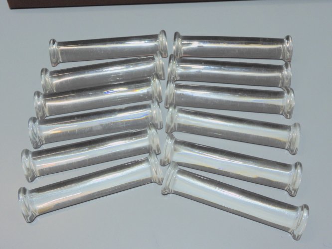 -BOITE 12 PORTE COUTEAUX CRISTAL E BOURDON MAITRE CRISTALLIER  JUS de GRENIER  D