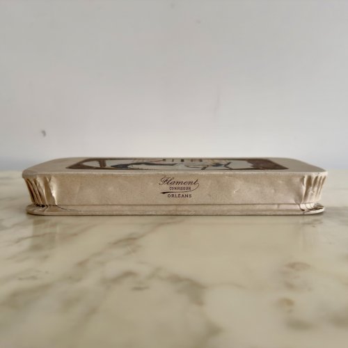 Boite 19 avril 1927 pour Flament Confiseur Orléans Solange et un bébé M3774