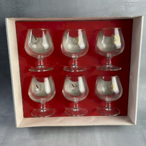 Box of 6 vintage tasting glasses, liqueur and others LUMINARC N "Napoleon"