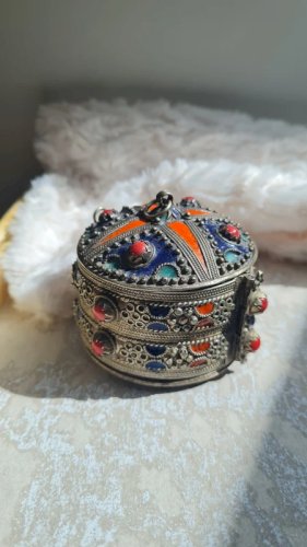 Boite à bijoux - Bracelet Berbère kabyle ancien