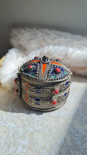 Boite à bijoux - Bracelet Berbère kabyle ancien