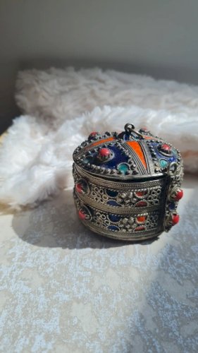 Boite à bijoux - Bracelet Berbère kabyle ancien
