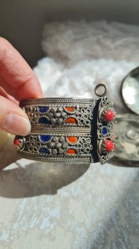Boite à bijoux - Bracelet Berbère kabyle ancien