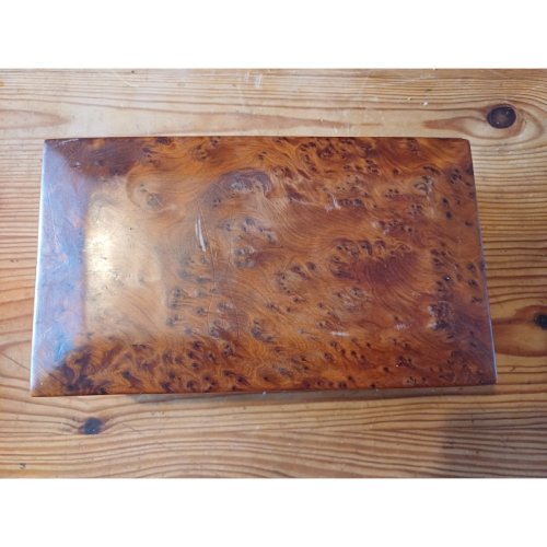 Boite à Bijoux en Loupe de Noyer