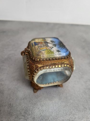 BOITE A BIJOUX EN VERRE BIZEAUTE DECORE