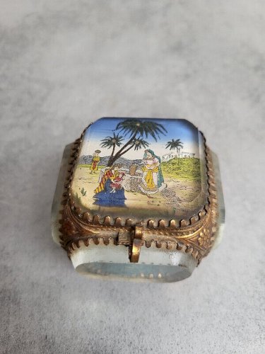 BOITE A BIJOUX EN VERRE BIZEAUTE DECORE