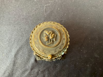 jewelry box Late 18th Early 19th century. In Copper