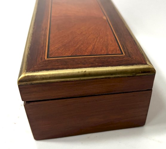 Boite a bijoux Napoléon en acajou XX siècle