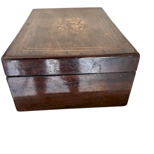 boîte à bijoux / Necessaire Bois Marqueterie début 19e mercure Authentic