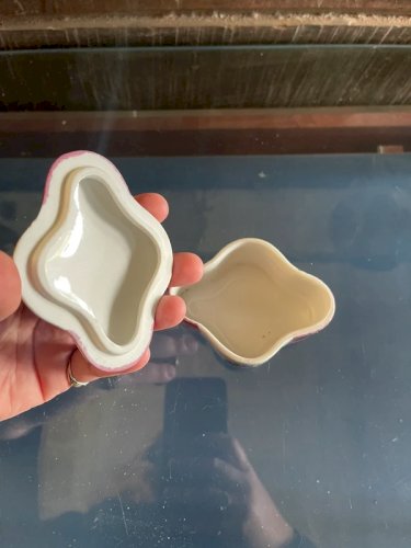 Boîte à bijoux porcelaine