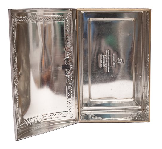 Boîte à biscuits en fer blanc par Otto Schmidt