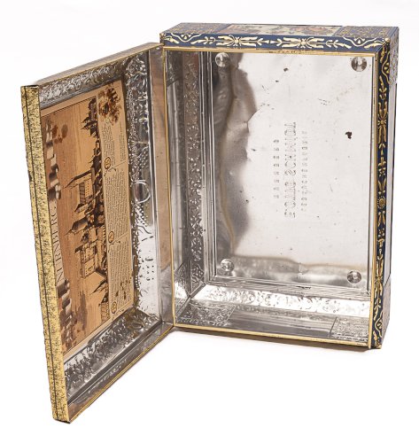 Boîte à biscuits en fer blanc par Otto Schmidt