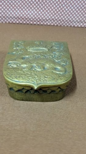 BOITE A CARTES EN BRONZE DE MAX LE VERRIER