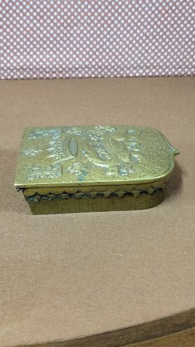 BOITE A CARTES EN BRONZE DE MAX LE VERRIER