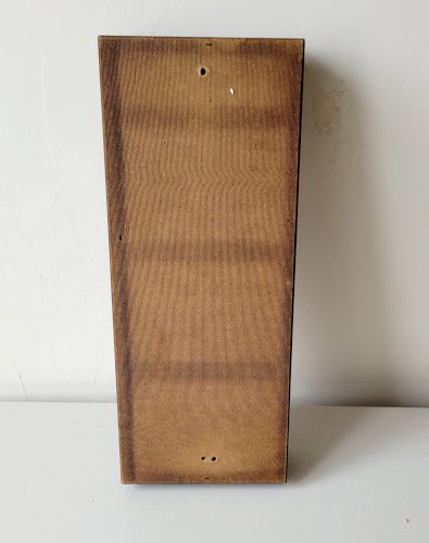 Boîte à clés en bois médaillons floraux