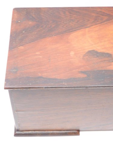 -BOITE A CRAYONS forme PETIT BUREAU XIXe 5 tiroirs bois précieux PLUMIER déco  D