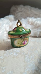 Vintage perfume bottle box G.R Limoges France