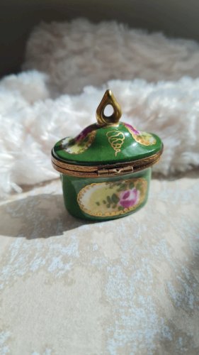 Boite à flacon de parfum vintage G.R limoges France
