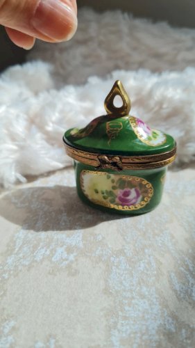 Boite à flacon de parfum vintage G.R limoges France