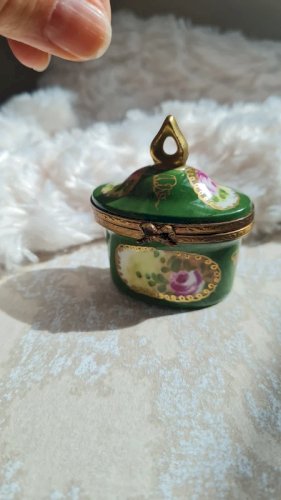 Boite à flacon de parfum vintage G.R limoges France