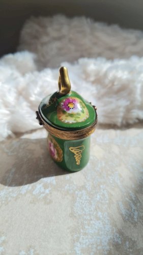Boite à flacon de parfum vintage G.R limoges France