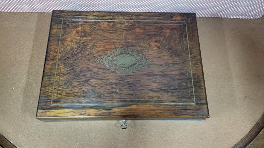 CARD GAME BOX NAPOLEON III LATE 19th CENTURY