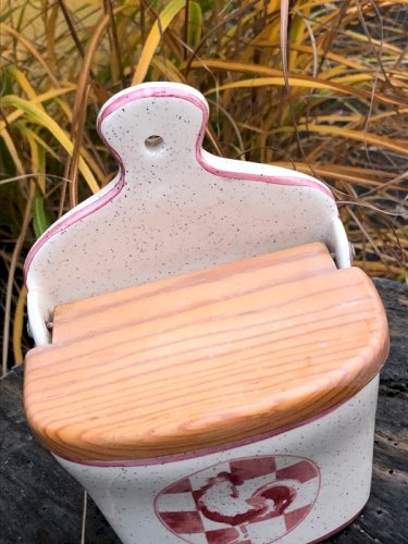 Boîte à sel mural rétro vintage