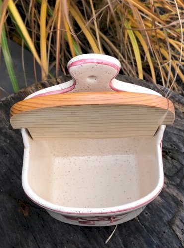 Boîte à sel mural rétro vintage