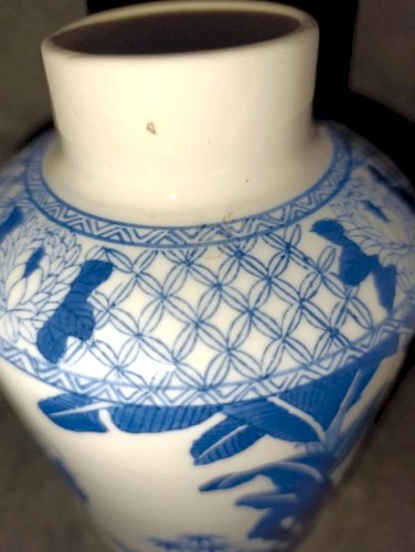 boite à the decor scene de vie dorigine chinoise en bon etat